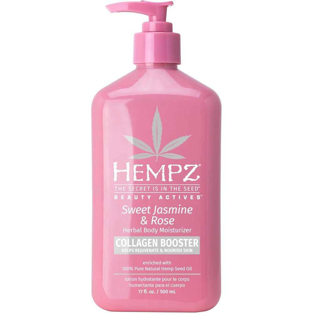 Hempz Sweet Jasmine and Rose Herbal Body Moisturizer front view