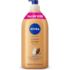 Nivea cocoa butter body lotion front view