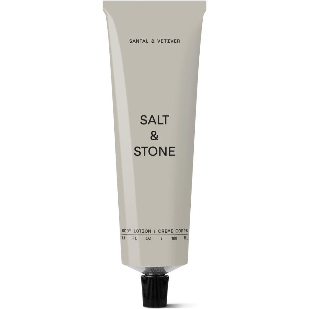 Salt and Stone body lotion santal and vetiver front view