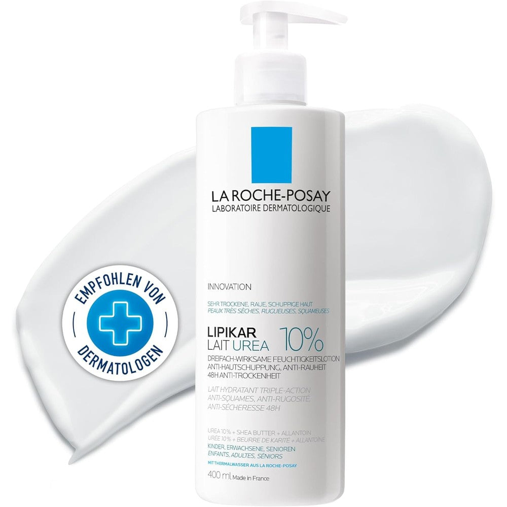 La Roche-Posay Lipikar Urea 10 Percent Smoothing Lotion front view