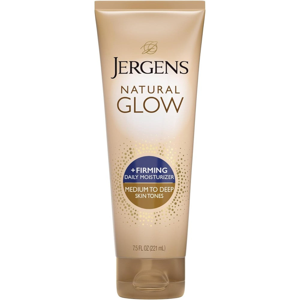 Jergens Natural Glow And Firming Daily Moisturizer Medium To Tan front view
