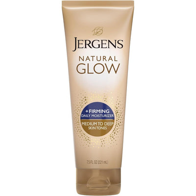 Jergens natural glow firming daily moisturizer front view bottle