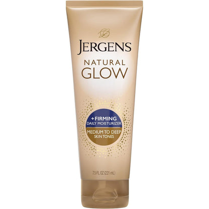 Jergens Natural Glow And Firming Daily Moisturizer Medium To Tan front view