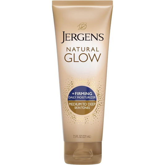 Jergens Natural Glow And Firming Daily Moisturizer Medium To Tan front view