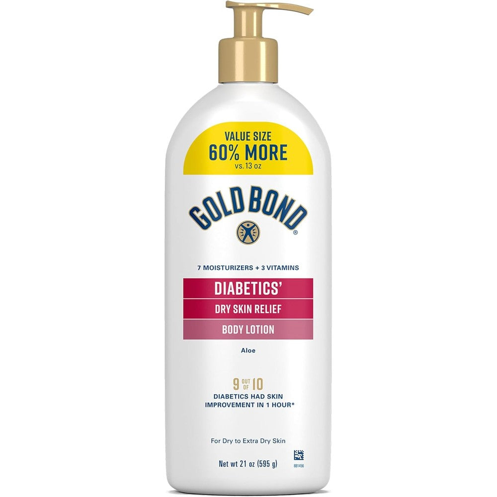 Gold Bond Diabetic Dry Skin Relief Lotion 21 Ounce front view
