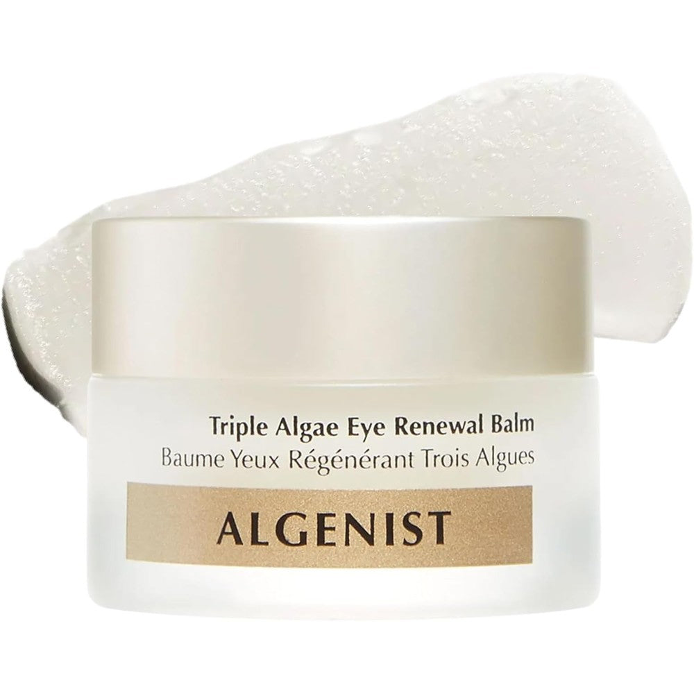 Algenist Triple Algae Eye Renewal Balm jar front view premium anti aging skincare