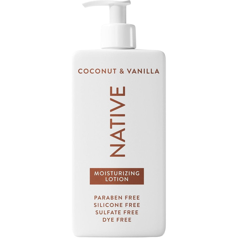 Native Body Lotion Coconut and Vanilla 16.5 Fluid Ounces front view