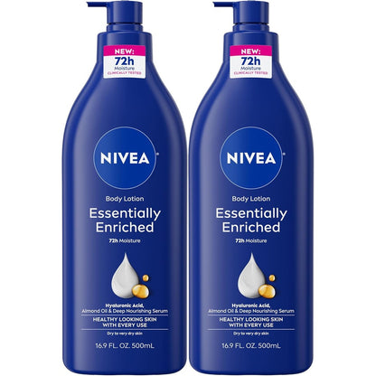 Nivea Essentially Enriched Body Lotion front view