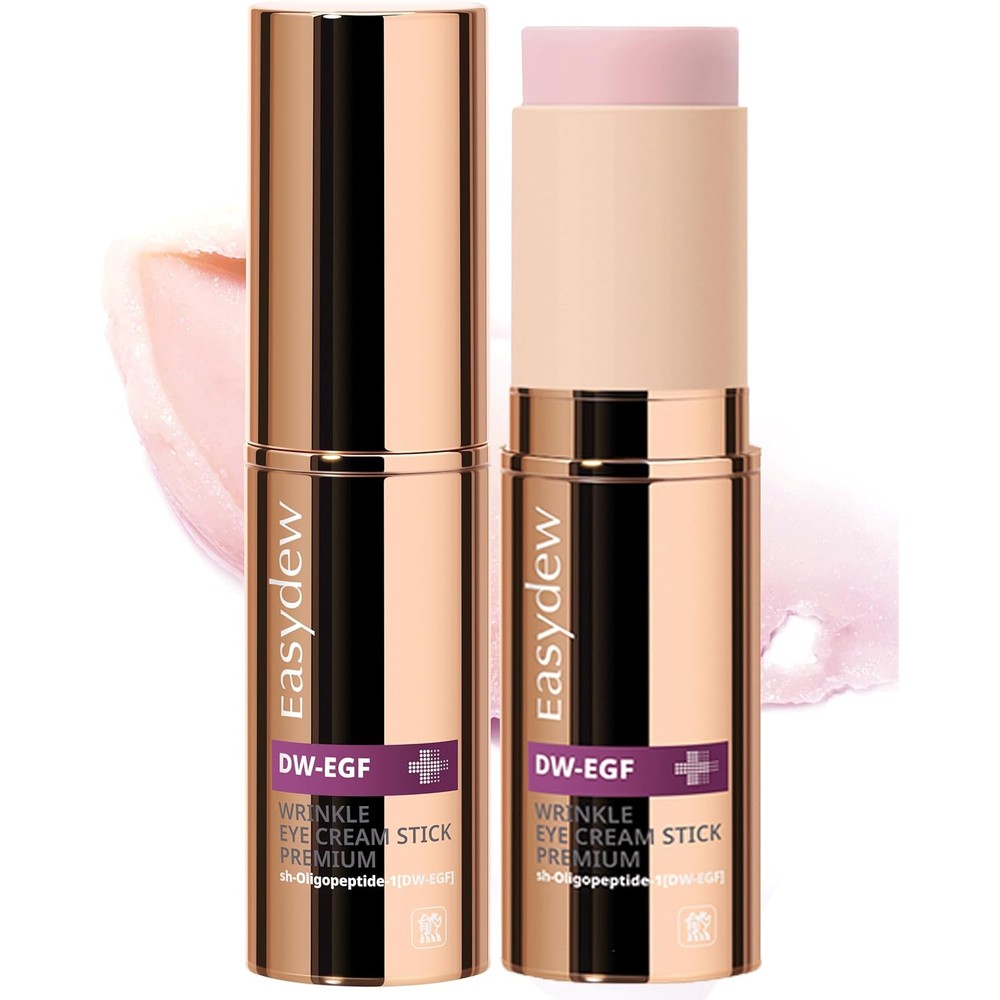 EASYDEW EGF Plumping Peptides Eye Stick Balm front view showing the premium packaging and product cap.