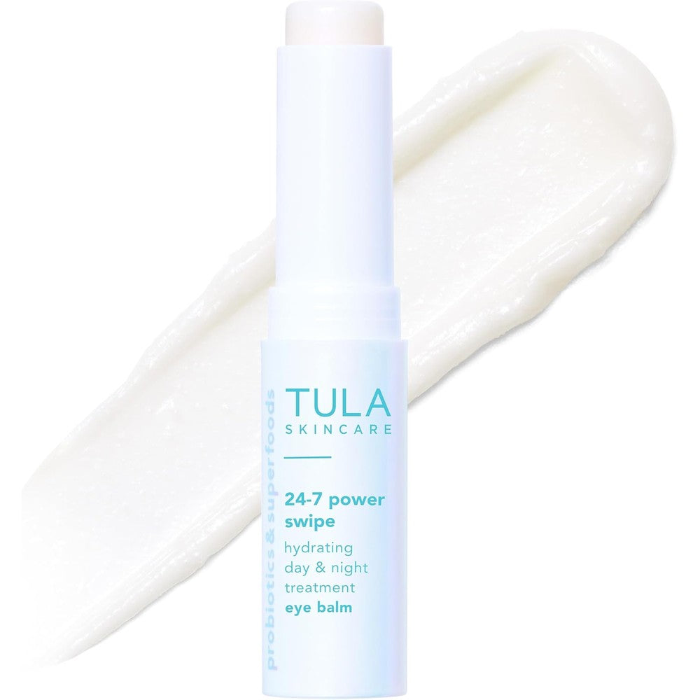 TULA Skin Care 24-7 Power Swipe Hydrating Eye Balm front view for dark circle treatment