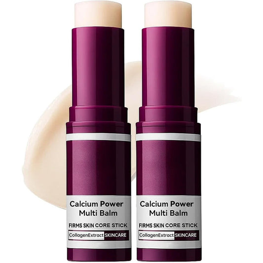 Nuvilo Calcium Multi Balm Stick 2 pack front view showing packaging for anti aging skincare