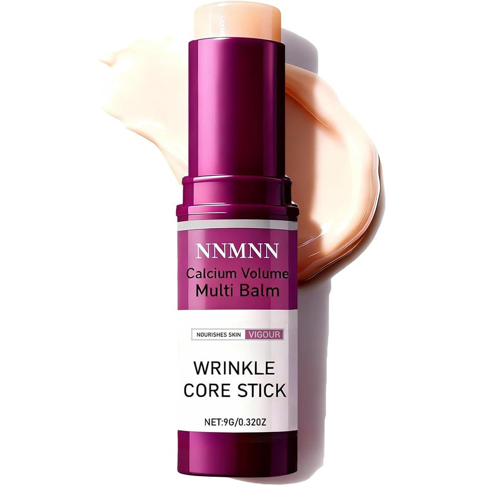 Nnmnn calcium volume multi balm stick front view showcasing the sleek portable packaging for Korean skincare routines.