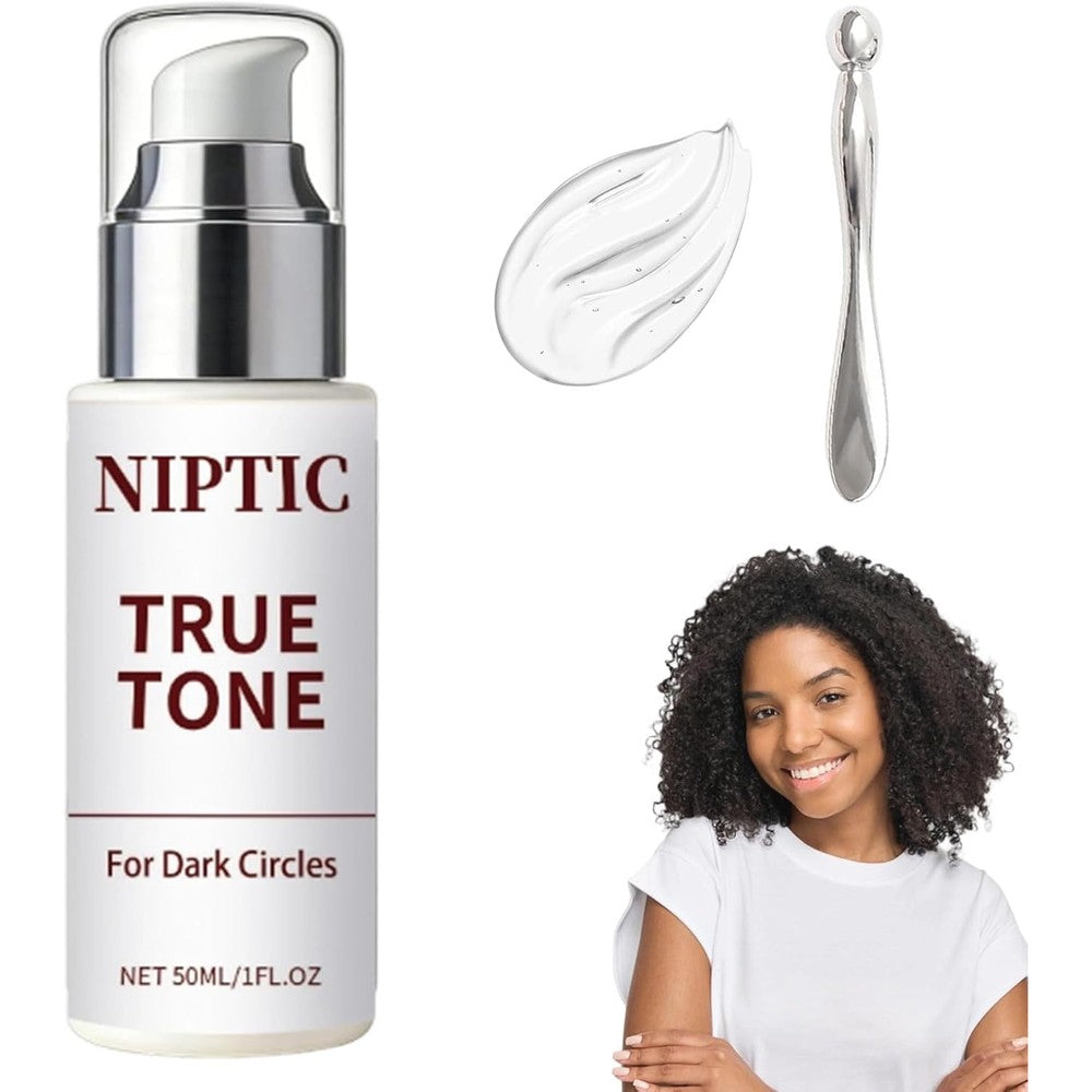 Niptic True Tone Eye Cream front view bottle for dark circle treatment