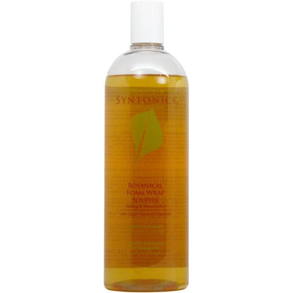 Syntonics Botanical Foam Wrap Souffle 32 Ounce front view bottle for salon quality hair styling.
