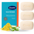 Dermisa sulfur bar soap front view with packaging