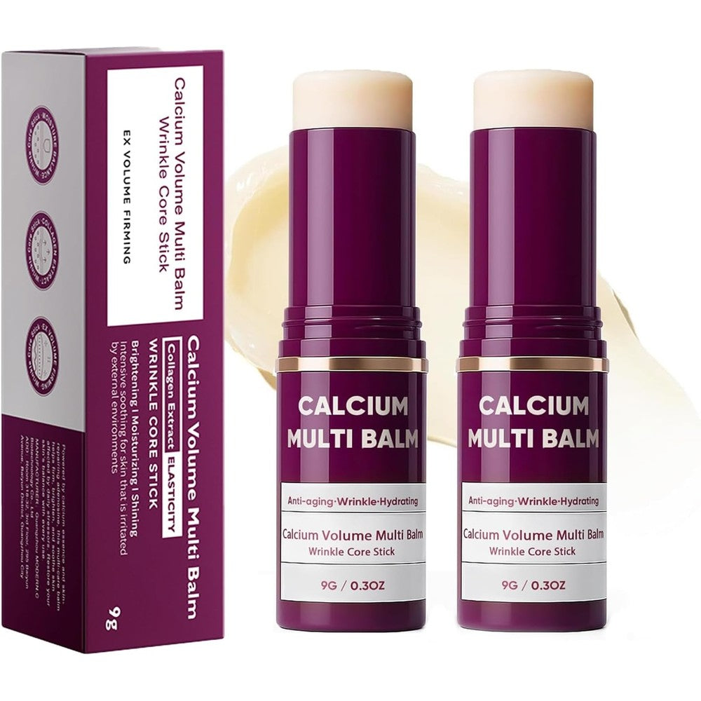 Maggidea Piuregn Her Calcium Multi Balm stick front view for anti-aging skincare.