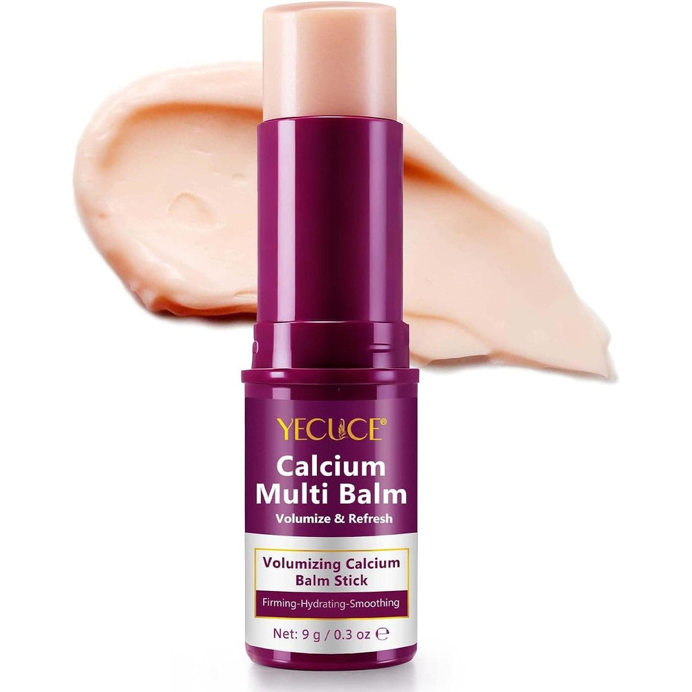 NIFEISHI Calcium Volume Multi Balm Stick front view showing the premium purple tube packaging for anti aging skincare.