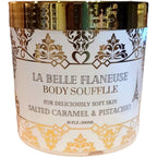 La Belle Flaneuse Salted Caramel And Pistachio Body Soufflé front view jar