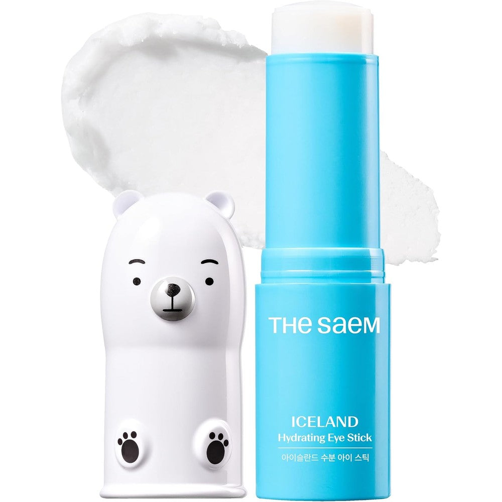 THESAEM Iceland Hydrating Eye Stick front view cooling balm for under eye circles