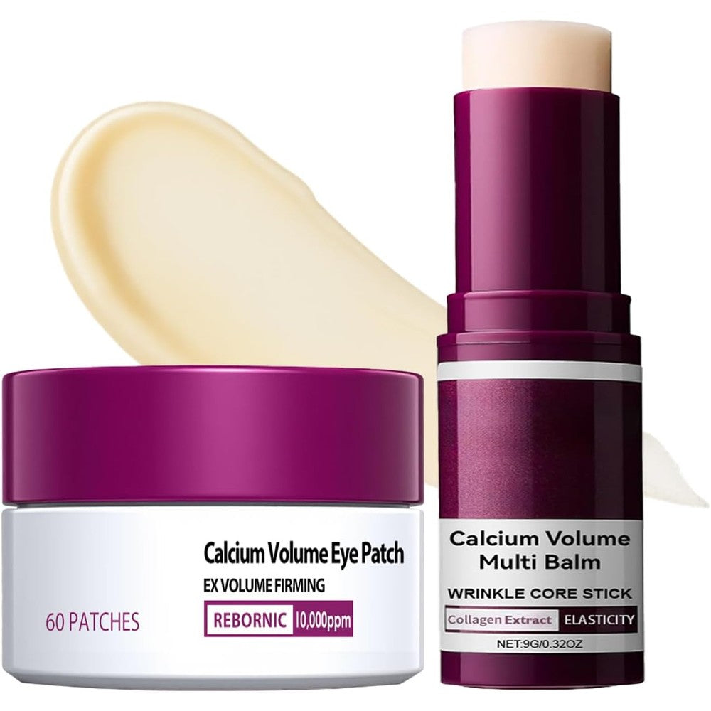 BeiBreeze Eye Care Duo Calcium Multi Balm Stick and Hydrogel Patches front view