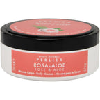 Perlier Rose and Aloe Body Mousse front view showcasing the 6.7 Ounces jar packaging.