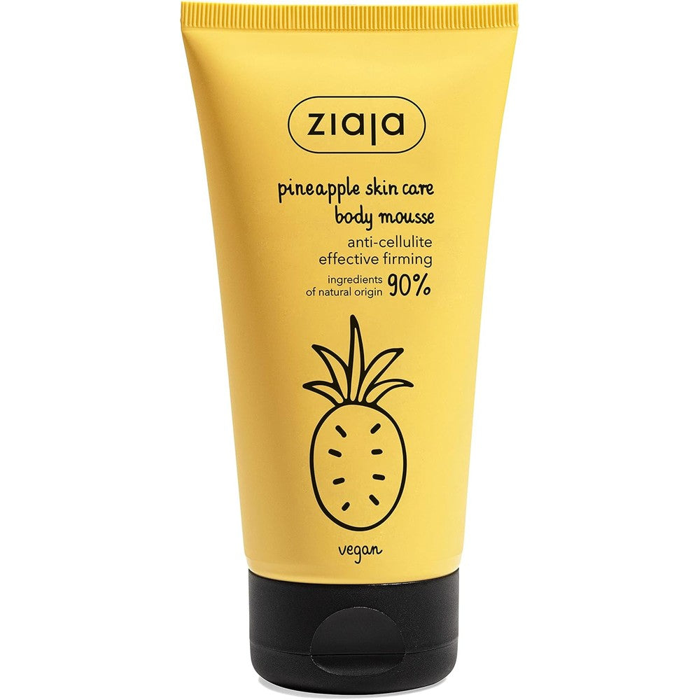Ziaja Pineapple Body Mousse Firming And Anti Cellulite front view container