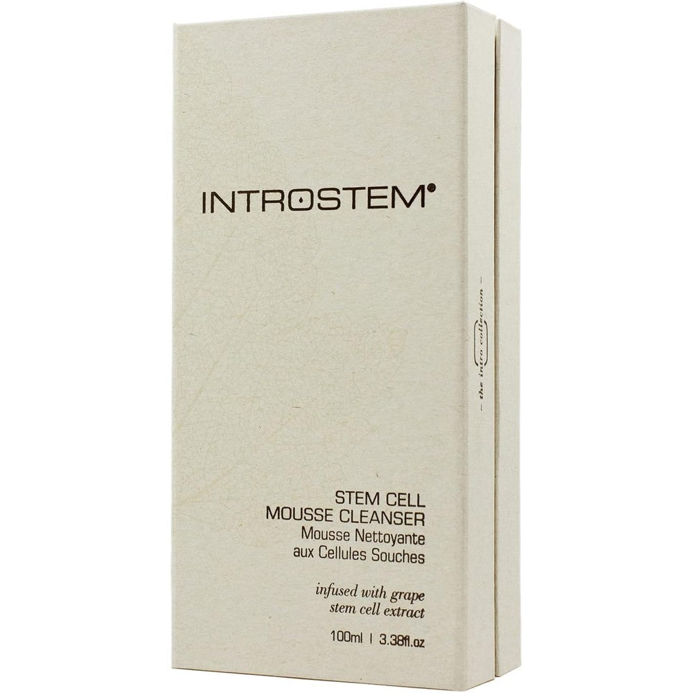 Introstem Stem Cell Mousse Cleanser 100ml bottle front view premium imported facial wash