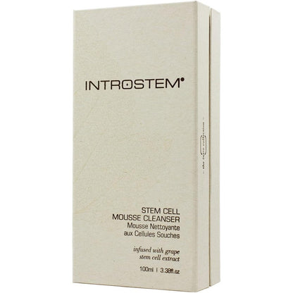 Introstem Stem Cell Mousse Cleanser 100ml bottle front view premium imported facial wash