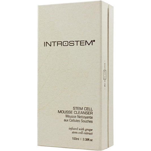 Introstem Stem Cell Mousse Cleanser 100ml bottle front view premium imported facial wash
