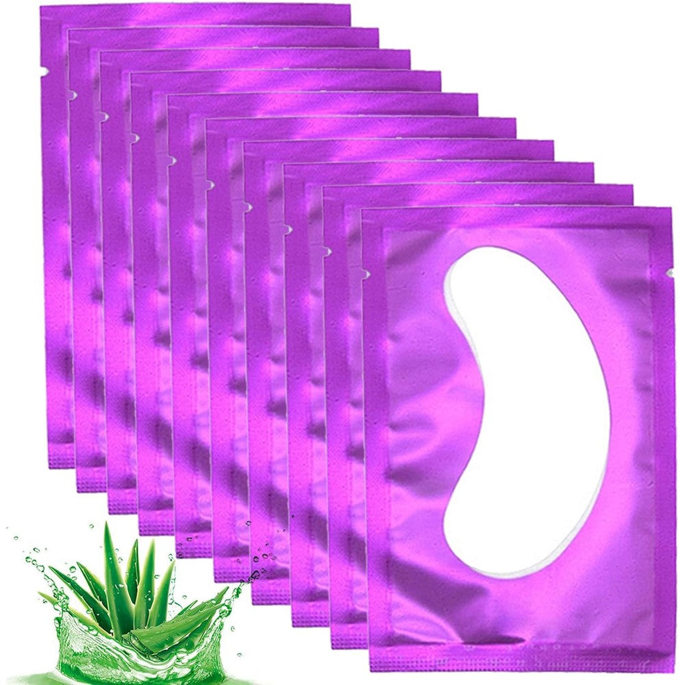 Kovko 50 pair purple under eye pads for professional eyelash extension grafting