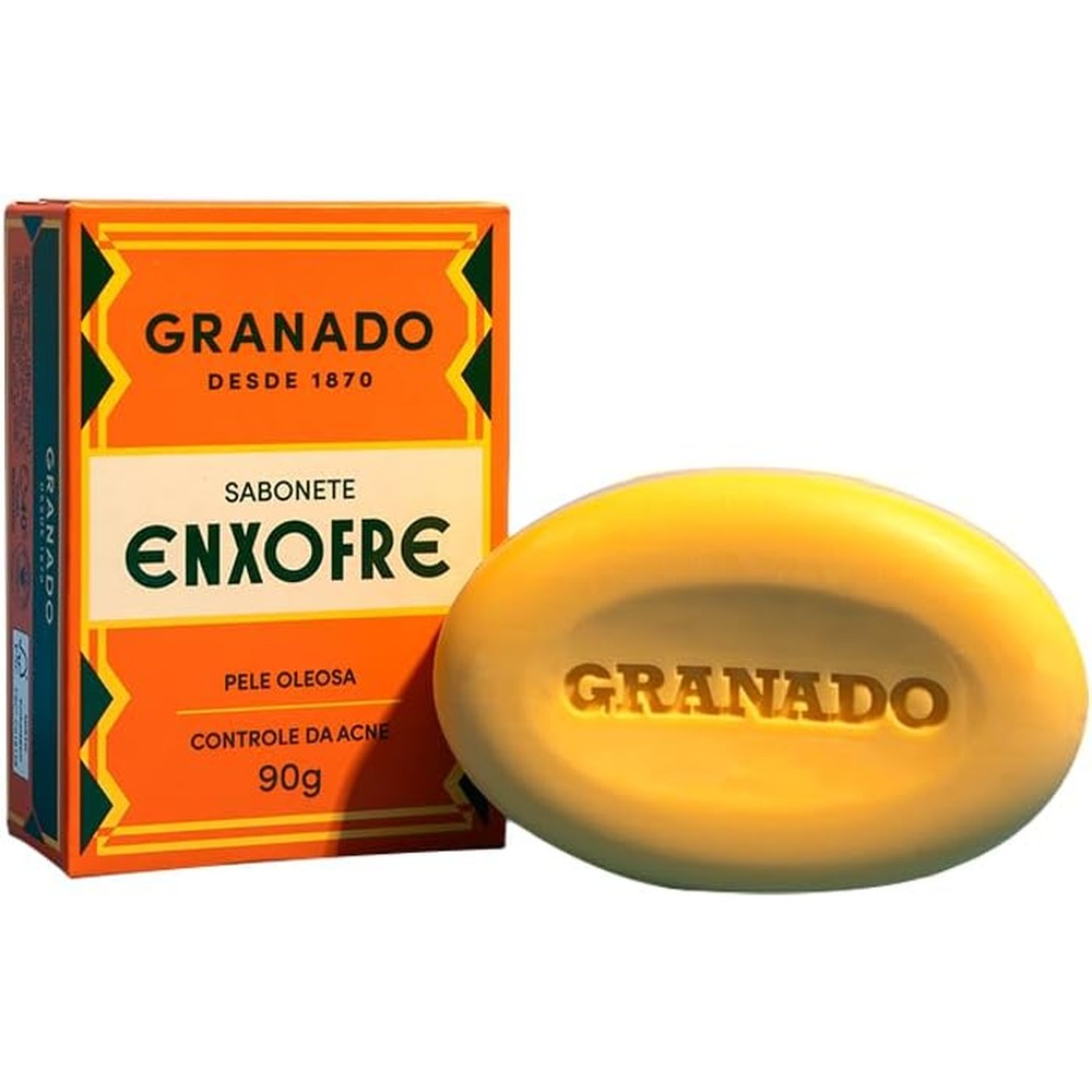 Granado Sulfur Soap Sabonete Enxofre 90g front packaging