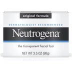 Neutrogena Original Transparent facial bar glycerin-rich for gentle daily cleansing