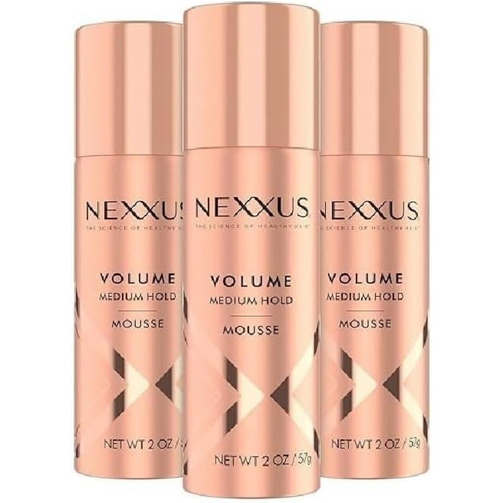 Nexxus Travel Mousse front view showcasing the two ounce volumizing foam bottle