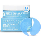 Patchology serve chilled on ice firming eye gels jar front view skincare