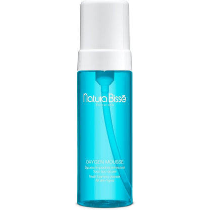 Natura Bisse Oxygen Mousse fresh foaming cleanser front view bottle