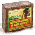 Raya Wonderfully Natural African black soap front view bar packaging