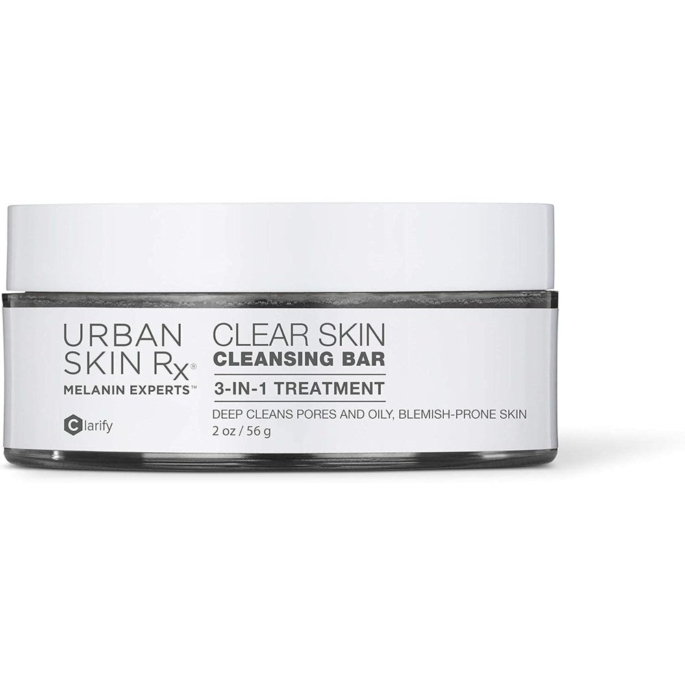 Urban Skin Rx Clear Skin 3-in-1 Daily Treatment Cleansing Bar front view packaging