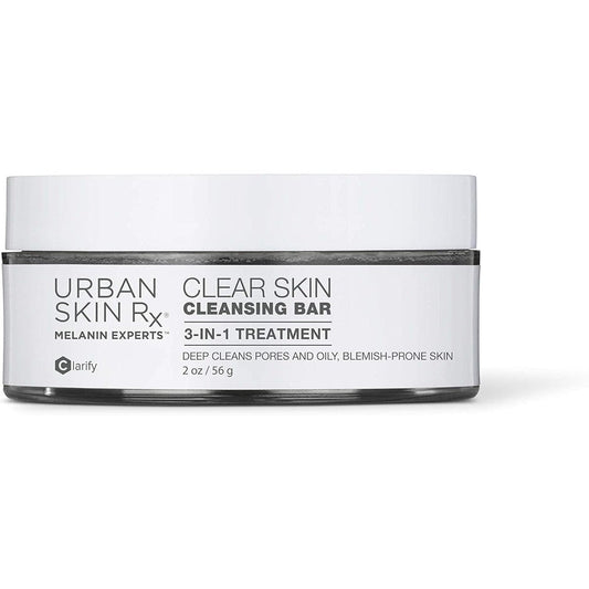 Urban Skin Rx Clear Skin 3-in-1 Daily Treatment Cleansing Bar front view packaging