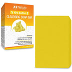 Natrulo ten percent sulfur soap cleansing bar front view packaging