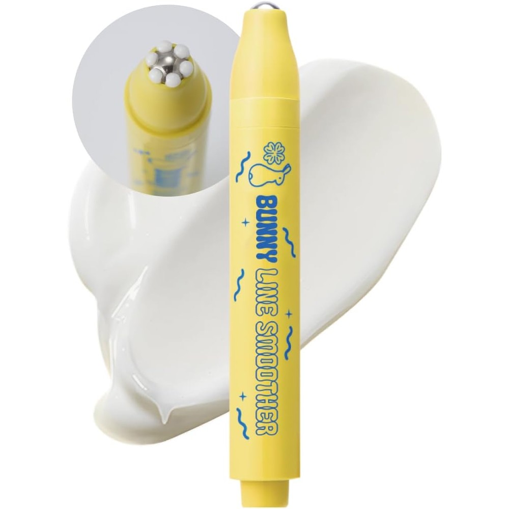 Chasin' Rabbits Bunny Line Smoother Eye Cream front view showing rollerball