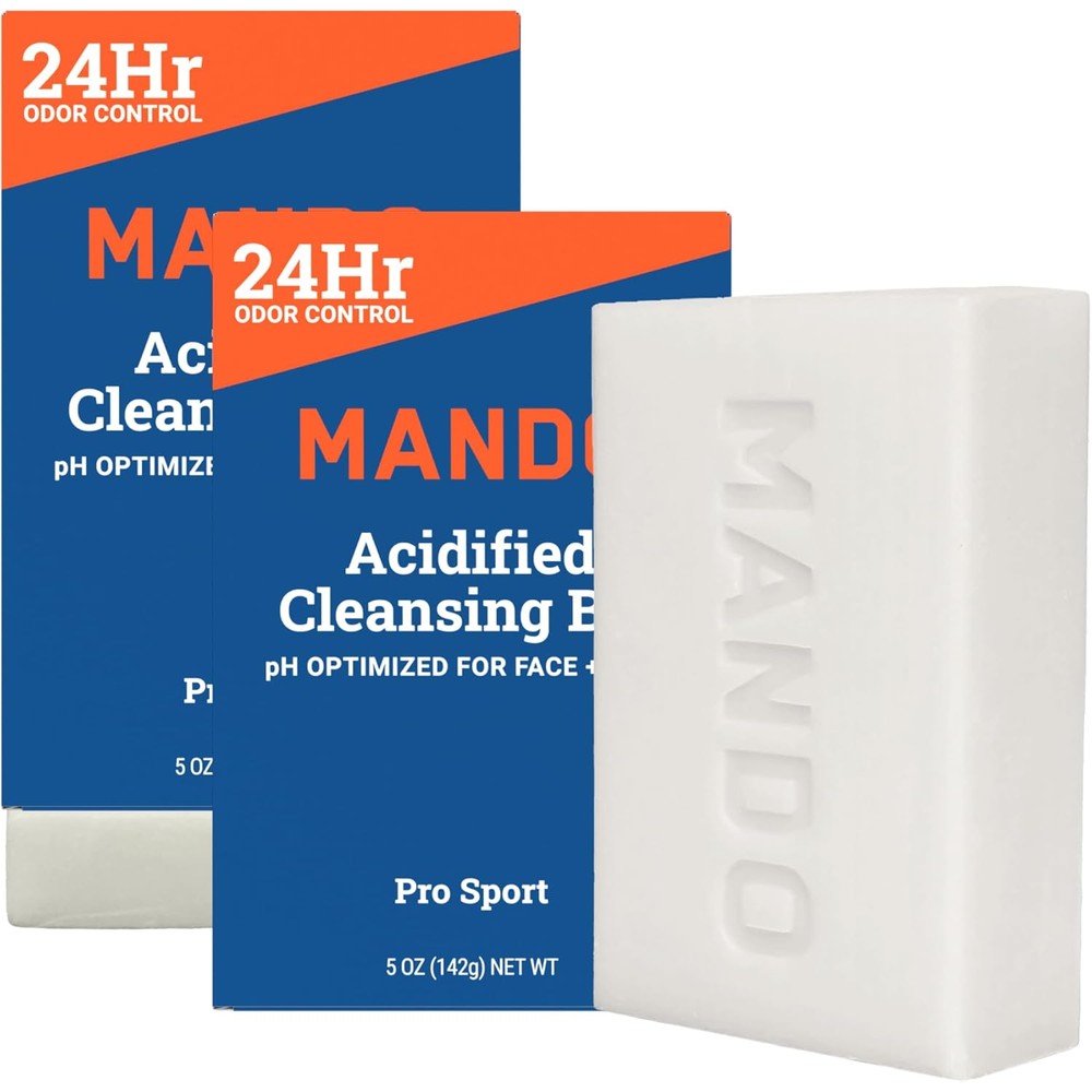 Mando Acidified Cleansing Bar Pro Sport front packaging view