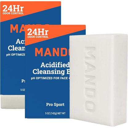 Mando Acidified Cleansing Bar Pro Sport front packaging view