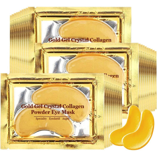 Adofect 24k Gold Eye Mask 30 pairs for reducing dark circles and puffiness