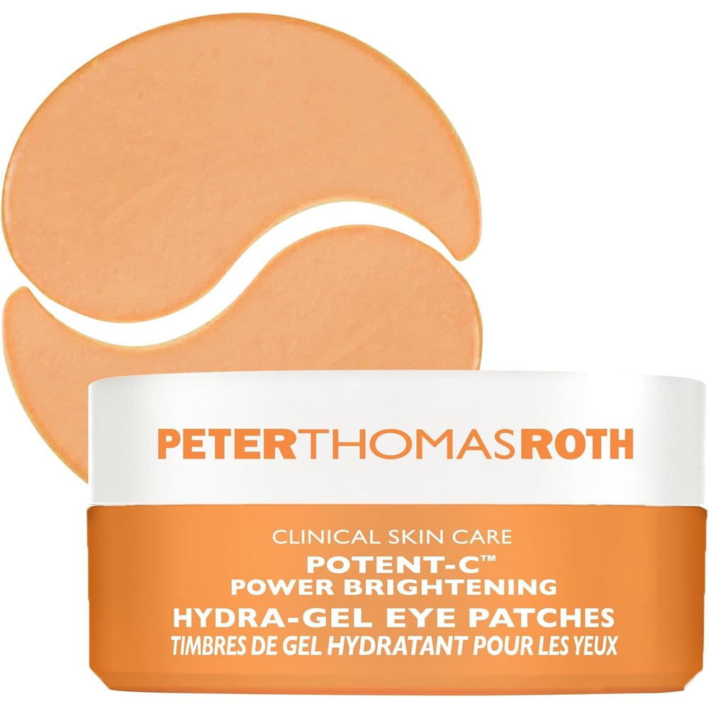 Peter Thomas Roth Potent-C Power Brightening Hydra-Gel Eye Patches jar with 60 patches
