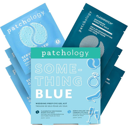 Patchology Something Blue Bridal Under Eye Patches gift box with cooling eye masks