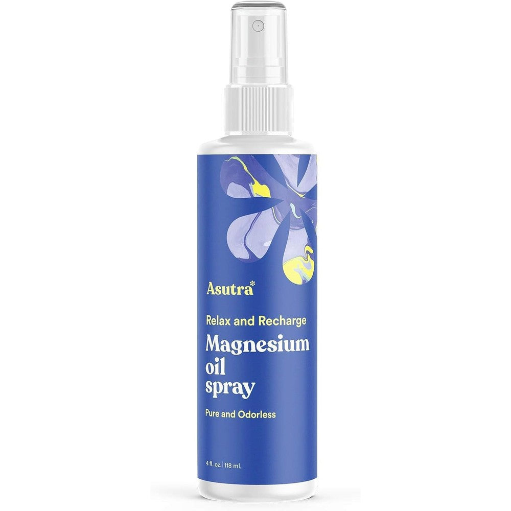 Asutra Zechstein Magnesium Oil Spray front view bottle