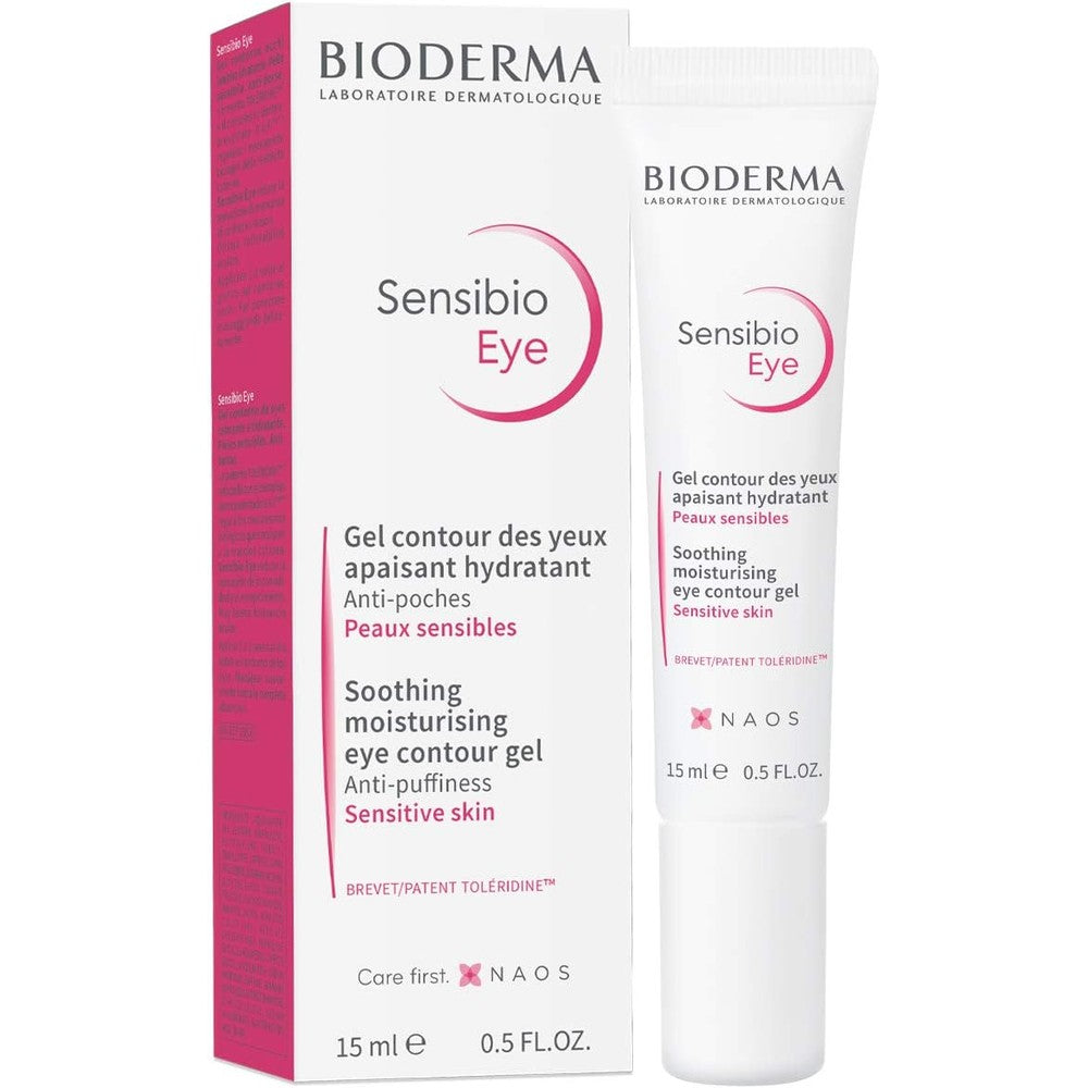 Bioderma Sensibio Eye Gel tube for sensitive under eye skin