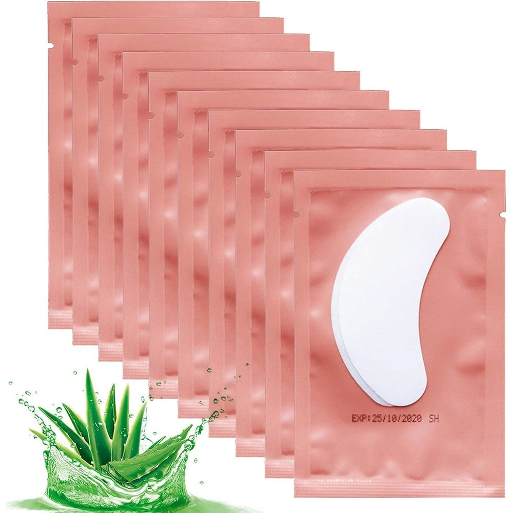INKEL 50 pairs pink under eye pads for professional eyelash extension use