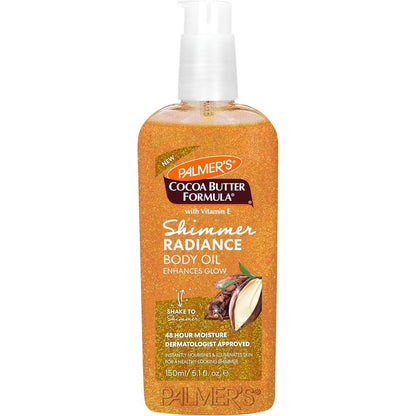 Palmer's Cocoa Butter Formula Shimmer Body Oil front view bottle