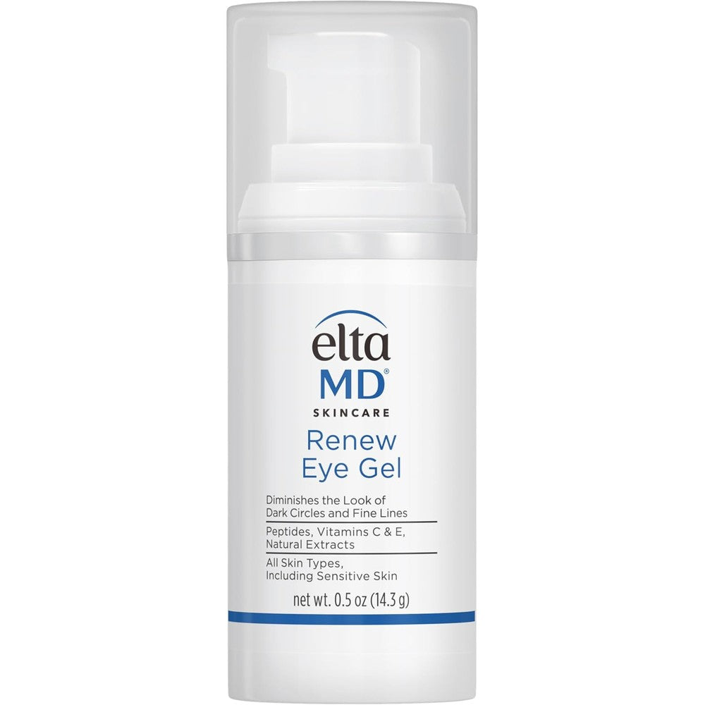 EltaMD Renew Eye Gel 0.5 Ounce bottle front view for premium anti-aging eye treatment